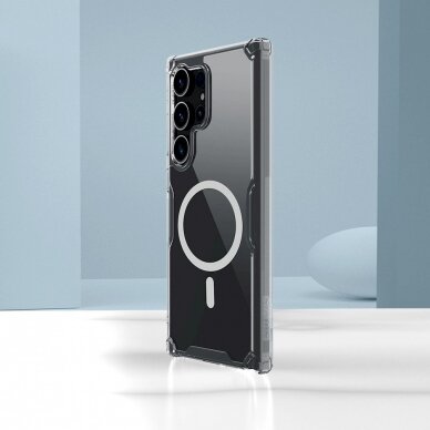 Dėklas Nillkin Nature Pro armored case with a magnetic ring for Samsung Galaxy S24 Ultra - Baltas 19 Dėklas Nillkin Nature Pro armored case with a magnetic ring for Samsung Galaxy S24 Ultra - Baltas 19