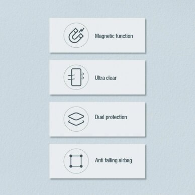 Dėklas Nillkin Nature Pro armored case with a magnetic ring for Samsung Galaxy S24 Ultra - Baltas 6 Dėklas Nillkin Nature Pro armored case with a magnetic ring for Samsung Galaxy S24 Ultra - Baltas 6