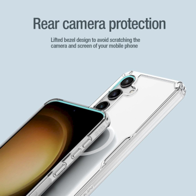 Dėklas Nillkin Nature Pro armored case with a magnetic ring for Samsung Galaxy S24+ - Baltas 16 Dėklas Nillkin Nature Pro armored case with a magnetic ring for Samsung Galaxy S24+ - Baltas 16