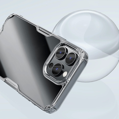 Nillkin Nature Pro Dėklas skirtas iPhone 16 Pro - transparent and white 6 Nillkin Nature Pro Dėklas skirtas iPhone 16 Pro - transparent and white 6