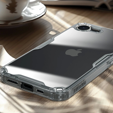Nillkin Nature Pro dėklas iPhone 16E - permatomas 7 Nillkin Nature Pro dėklas iPhone 16E - permatomas 7