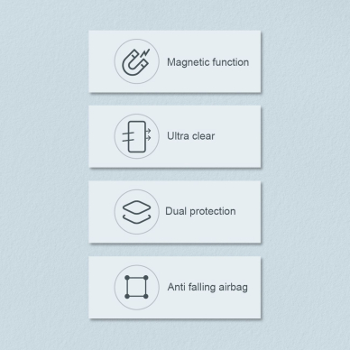 Dėklas Nillkin Nature Pro Magnetic Case for iPhone 14 Plus Skaidrus (MagSafe) 6 Dėklas Nillkin Nature Pro Magnetic Case for iPhone 14 Plus Skaidrus (MagSafe) 6