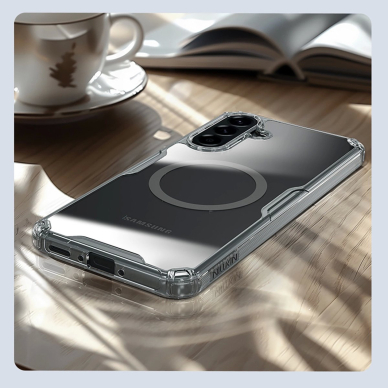 Nillkin Nature Pro magnetinis dėklas Samsung Galaxy A56 5G - permatomas 4