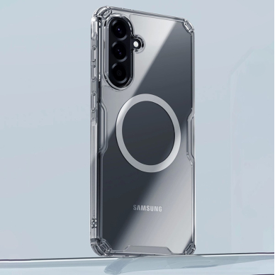 Nillkin Nature Pro magnetinis dėklas Samsung Galaxy A56 5G - permatomas 5