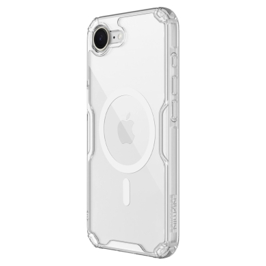 Nillkin Nature Pro magnetinis dėklas iPhone 16E - permatomas 1