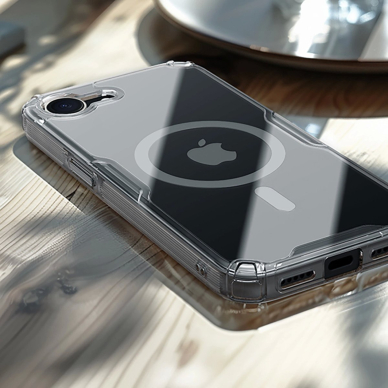 Nillkin Nature Pro magnetinis dėklas iPhone 16E - permatomas 13