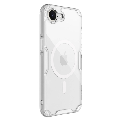 Nillkin Nature Pro magnetinis dėklas iPhone 16E - permatomas 2