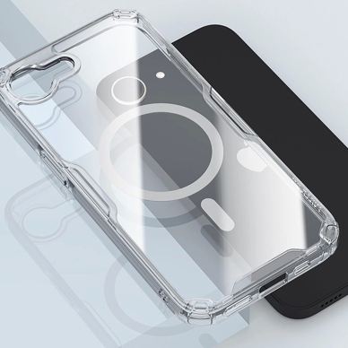 Nillkin Nature Pro magnetinis dėklas iPhone 16E - permatomas 7