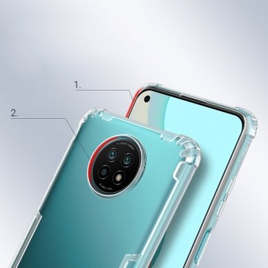Dėklas Nillkin Nature TPU Xiaomi Redmi Note 9T 5G Permatomas 8 Dėklas Nillkin Nature TPU Xiaomi Redmi Note 9T 5G Permatomas 8