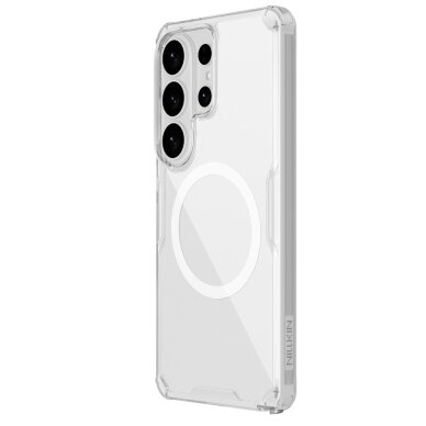 Samsung Galaxy S26 Ultra Nillkin Nature TPU Pro MagSafe dėklas – baltas 1