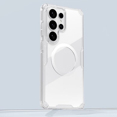 Samsung Galaxy S26 Ultra Nillkin Nature TPU Pro MagSafe dėklas – baltas 5