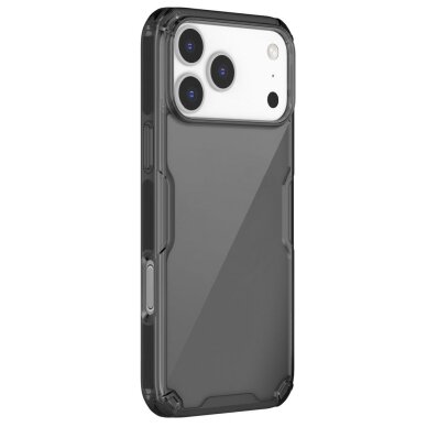 iPhone 17 Pro Max dėklas Nillkin Nature TPU Pro – permatomas juodas 2 iPhone 17 Pro Max dėklas Nillkin Nature TPU Pro – permatomas juodas 2