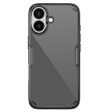 iPhone 17 dėklas Nillkin Nature TPU Pro – permatomas juodas