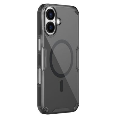 iPhone 17 Pro dėklas Nillkin Nature TPU Pro Magnetic, suderinamas su MagSafe – permatomas juodas 1 iPhone 17 Pro dėklas Nillkin Nature TPU Pro Magnetic, suderinamas su MagSafe – permatomas juodas 1