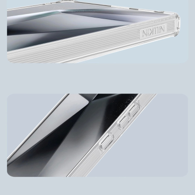 Nillkin Nature TPU Pro magnetinis dėklas su MagSafe Samsung Galaxy S25 Ultra - baltas 10