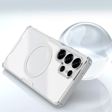 Nillkin Nature TPU Pro magnetinis dėklas su MagSafe Samsung Galaxy S25 Ultra - baltas 5 Nillkin Nature TPU Pro magnetinis dėklas su MagSafe Samsung Galaxy S25 Ultra - baltas 5