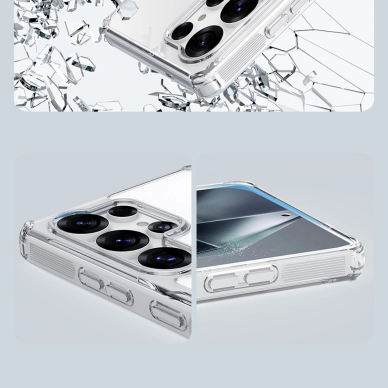 Nillkin Nature TPU Pro magnetinis dėklas su MagSafe Samsung Galaxy S25 Ultra - baltas 7