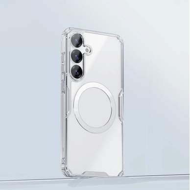 Nillkin Nature TPU Pro magnetinis dėklas su MagSafe Samsung Galaxy S25+ - baltas 4