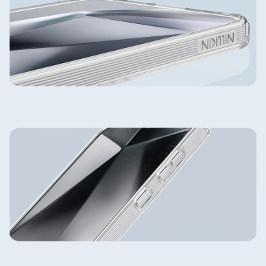 Nillkin Nature TPU Pro magnetinis dėklas su MagSafe Samsung Galaxy S25+ - baltas 12