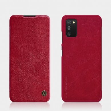 Atverčiamas dėklas Nillkin Qin Samsung Galaxy A03s Juodas 17 Atverčiamas dėklas Nillkin Qin Samsung Galaxy A03s Juodas 17