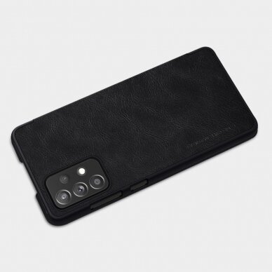 Atverčiamas odinis dėklas Nillkin Qin Samsung Galaxy A72 4G Juodas 7 Atverčiamas odinis dėklas Nillkin Qin Samsung Galaxy A72 4G Juodas 7