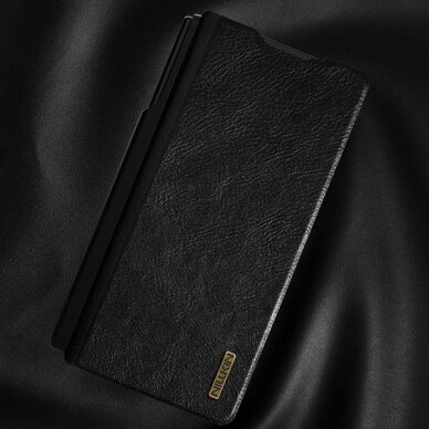 Samsung Galaxy Z Fold 7 Nillkin Qin Pro dėklas su S Pen vieta – juodas 14 Samsung Galaxy Z Fold 7 Nillkin Qin Pro dėklas su S Pen vieta – juodas 14