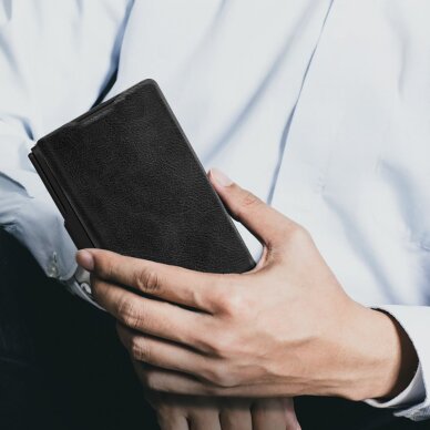 Samsung Galaxy Z Fold 7 Nillkin Qin Pro dėklas su S Pen vieta – juodas 5 Samsung Galaxy Z Fold 7 Nillkin Qin Pro dėklas su S Pen vieta – juodas 5