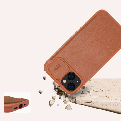 Dėklas Nillkin Qin Pro Leather Case iPhone 14 Plus Mėlynas 14 Dėklas Nillkin Qin Pro Leather Case iPhone 14 Plus Mėlynas 14