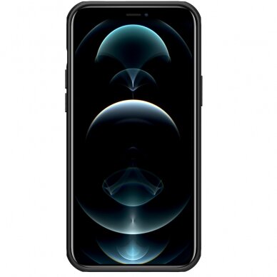 Dėklas Nillkin Super Frosted Shieldskirtas iPhone 13 Pro juodas 1
