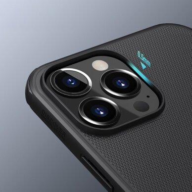 Dėklas Nillkin Super Frosted Shield iPhone 13 Pro Max Juodas 7 Dėklas Nillkin Super Frosted Shield iPhone 13 Pro Max Juodas 7