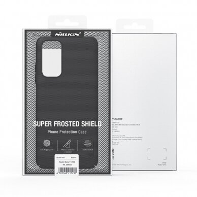 Dėklas Nillkin Super Frosted Shield Xiaomi Poco M4 Pro 5G Juodas 4