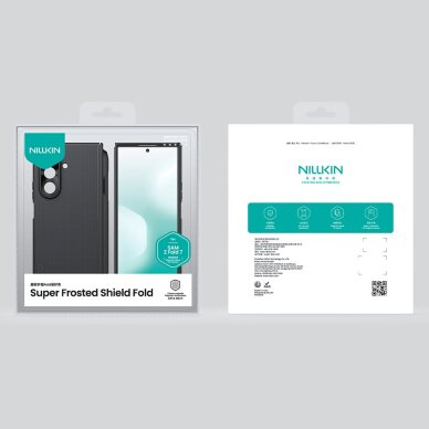 Samsung Galaxy Z Fold 7 Nillkin Super Frosted Shield Fold Magnetic dėklas, suderinamas su MagSafe – juodas 19 Samsung Galaxy Z Fold 7 Nillkin Super Frosted Shield Fold Magnetic dėklas, suderinamas su MagSafe – juodas 19