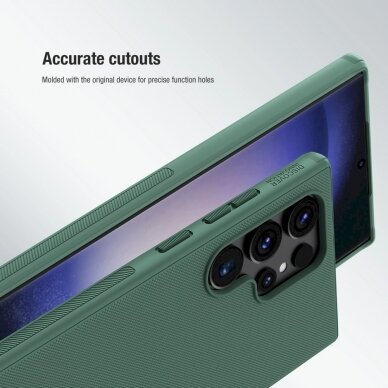 Dėklas Nillkin Super Frosted Shield Pro armored case for Samsung Galaxy S24 Ultra - Žalias 12 Dėklas Nillkin Super Frosted Shield Pro armored case for Samsung Galaxy S24 Ultra - Žalias 12
