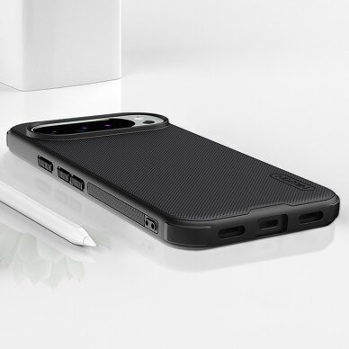 Google Pixel 10 / 10 Pro Nillkin Super Frosted Shield Pro dėklas – juodas 17 Google Pixel 10 / 10 Pro Nillkin Super Frosted Shield Pro dėklas – juodas 17