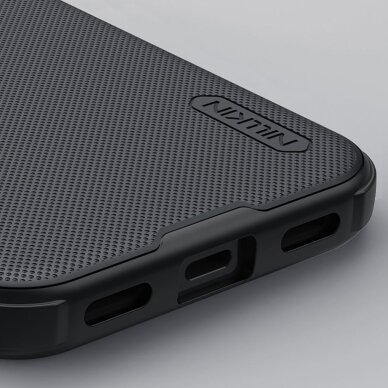 Google Pixel 10 / 10 Pro Nillkin Super Frosted Shield Pro dėklas – juodas 7 Google Pixel 10 / 10 Pro Nillkin Super Frosted Shield Pro dėklas – juodas 7