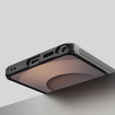 Samsung Galaxy S26 Nillkin Super Frosted Shield Pro dėklas – juodas pusiau skaidrus 12