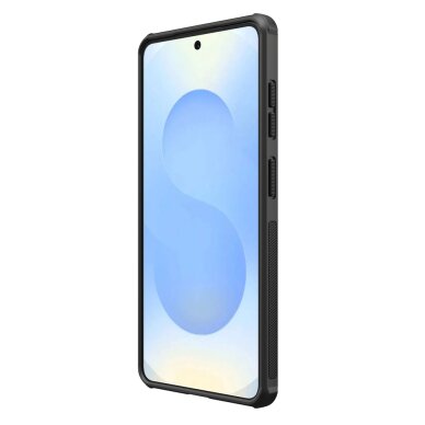 Samsung Galaxy S26+ Nillkin Super Frosted Shield Pro dėklas – juodas pusiau skaidrus 3