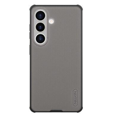 Samsung Galaxy S26+ Nillkin Super Frosted Shield Pro dėklas – juodas pusiau skaidrus Samsung Galaxy S26+ Nillkin Super Frosted Shield Pro dėklas – juodas pusiau skaidrus