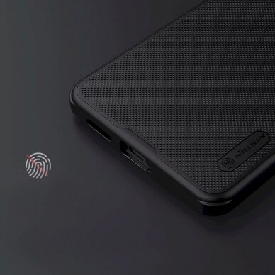 Nillkin Super Frosted Shield Pro Dėklas skirtas Xiaomi Redmi Note 13 Pro 5G / Poco X6 5G - Juodas 7 Nillkin Super Frosted Shield Pro Dėklas skirtas Xiaomi Redmi Note 13 Pro 5G / Poco X6 5G - Juodas 7