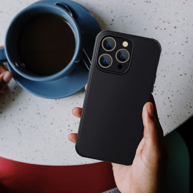 Dėklas Nillkin Super Frosted Shield Pro iPhone 14 Pro Mėlynas 13 Dėklas Nillkin Super Frosted Shield Pro iPhone 14 Pro Mėlynas 13