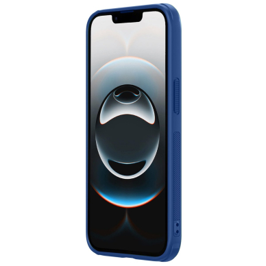 Nillkin Super Frosted Shield Pro dėklas iPhone 16E - mėlynas 3