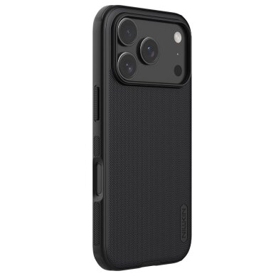 iPhone 17 Pro Nillkin Super Frosted Shield Pro magnetinis dėklas su MagSafe – juodas 4