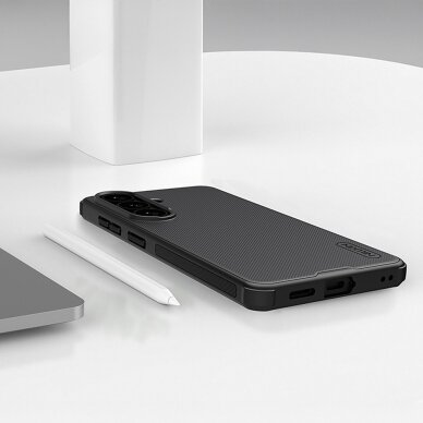 Samsung Galaxy S26+ Nillkin Super Frosted Shield Pro Magnetic MagSafe dėklas – juodas 19
