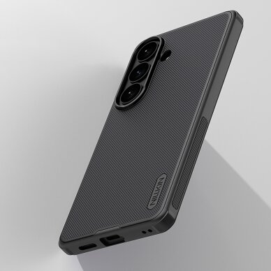 Samsung Galaxy S26+ Nillkin Super Frosted Shield Pro Magnetic MagSafe dėklas – juodas 6 Samsung Galaxy S26+ Nillkin Super Frosted Shield Pro Magnetic MagSafe dėklas – juodas 6