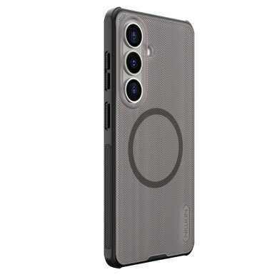 Samsung Galaxy S26 Nillkin Super Frosted Shield Pro Magnetic MagSafe dėklas – juodas pusiau skaidrus 3