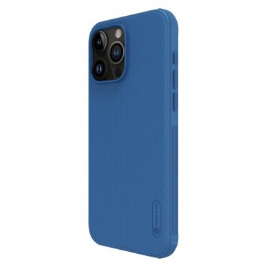 Dėklas Nillkin Super Frosted Shield Pro Magnetic Case for iPhone 15 Pro Max - Mėlynas 3