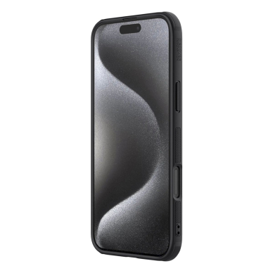 Nillkin Super Frosted Shield Pro Magnetic Dėklas iPhone 16 Pro - Juodas 4 Nillkin Super Frosted Shield Pro Magnetic Dėklas iPhone 16 Pro - Juodas 4