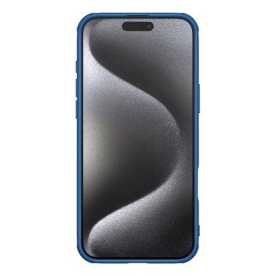 Nillkin Super Frosted Shield Pro Magnetic Dėklas skirtas iPhone 16 Pro - Mėlynas 2 Nillkin Super Frosted Shield Pro Magnetic Dėklas skirtas iPhone 16 Pro - Mėlynas 2