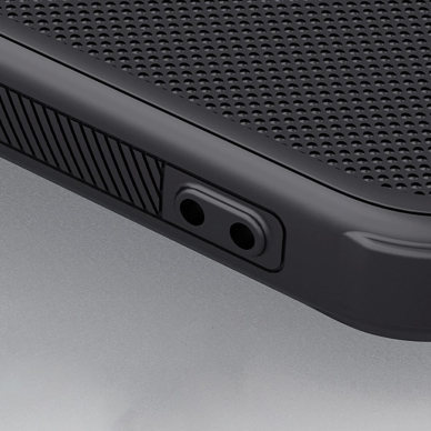 iPhone 16e Nillkin Super Frosted Shield Pro Magnetic dėklas - juodas 15