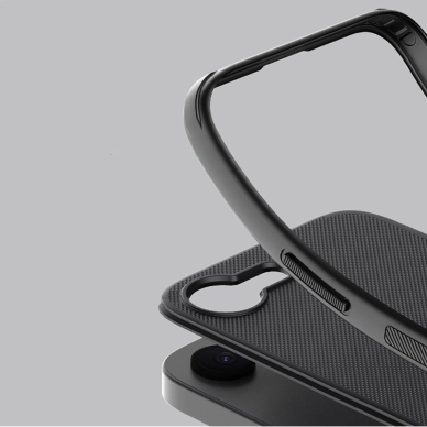 iPhone 16e Nillkin Super Frosted Shield Pro Magnetic dėklas - juodas 9